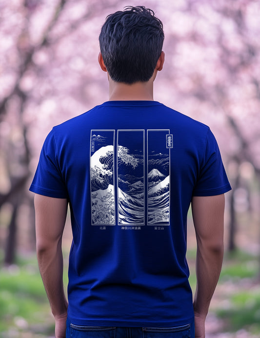 Kanagawa Wave Triptych NIÑO