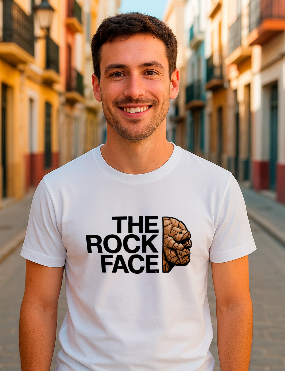 The rock face 684A