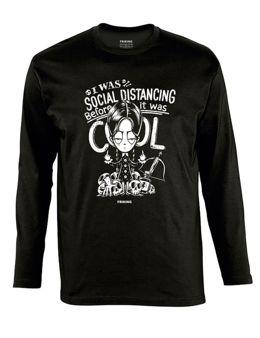I was social distancing